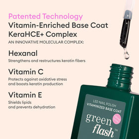 Manucurist brush and base coat texture demonstrating smooth application benefit