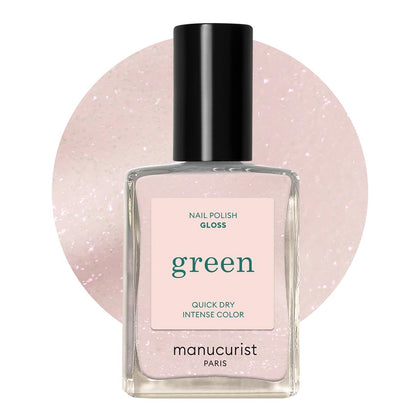 Manucurist bottle front view showing shade and eco-friendly brand benefit