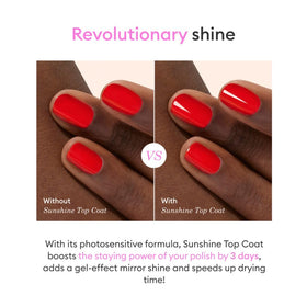 Manucurist glossy texture close-up showing high-shine gel effect
