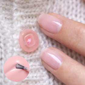 Manucurist brush close-up demonstrating smooth application and even coverage benefit
