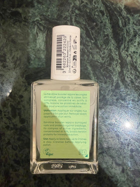 Manucurist serum on bathroom vanity in lifestyle shot promoting daily routine ease