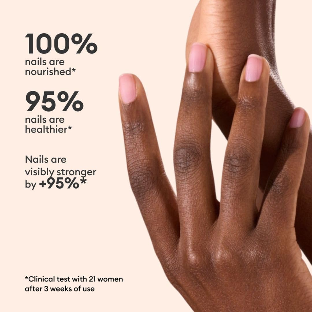 Manucurist before and after nails demonstrating improved shine and concealment