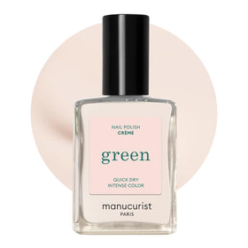Manucurist off‑white front packaging showing clean bottle and shade benefit