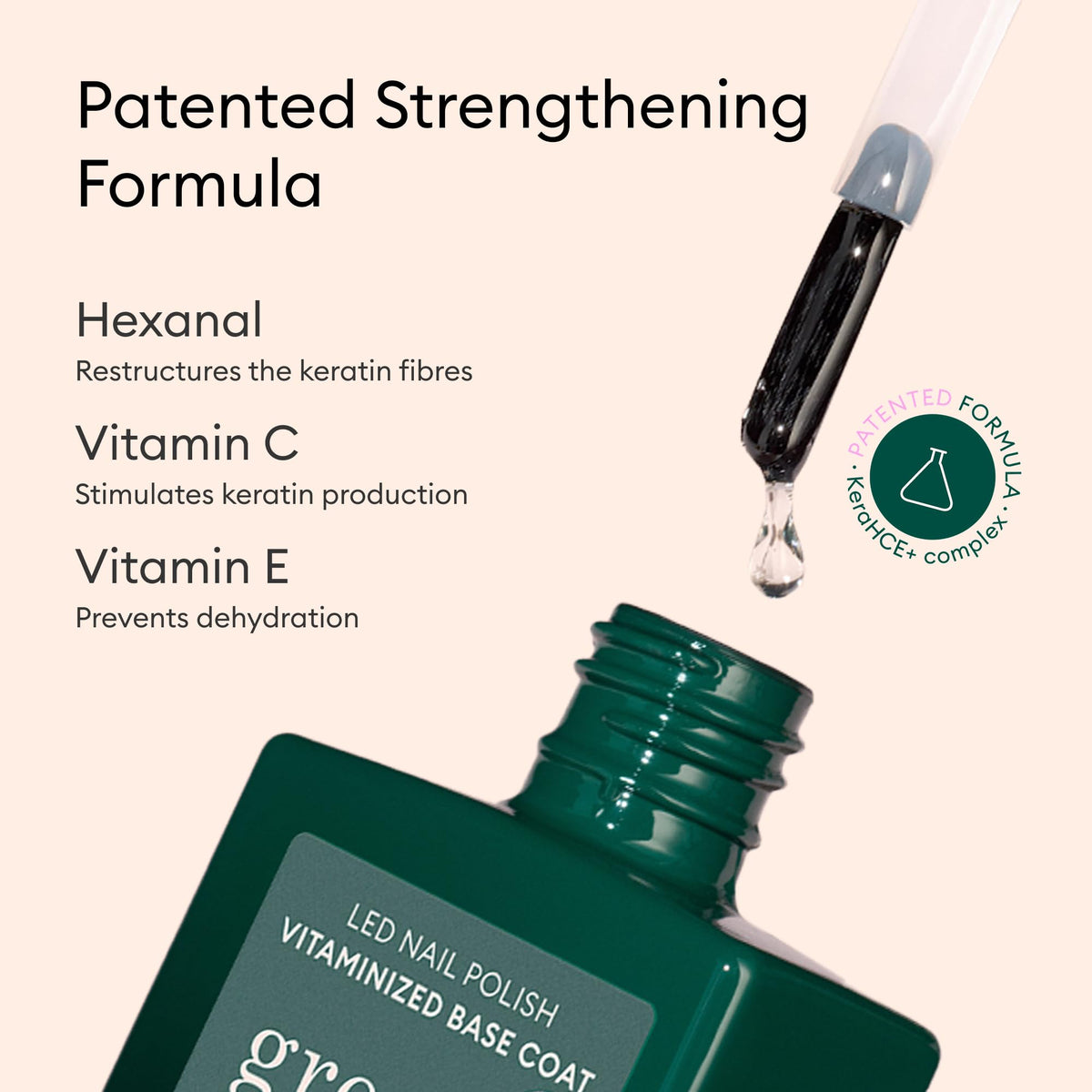Manucurist Poppy Red and Pale Pink Hortencia bottles displaying two wearable color options