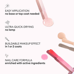 Manucurist Shine nail detail reflecting light to demonstrate high-gloss finish and radiance