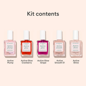 Manucurist Smooth 01 brush applying concealer polish to nails for even, natural coverage