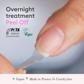 manucurist brush applying mask to nail showing easy polish-like application benefit