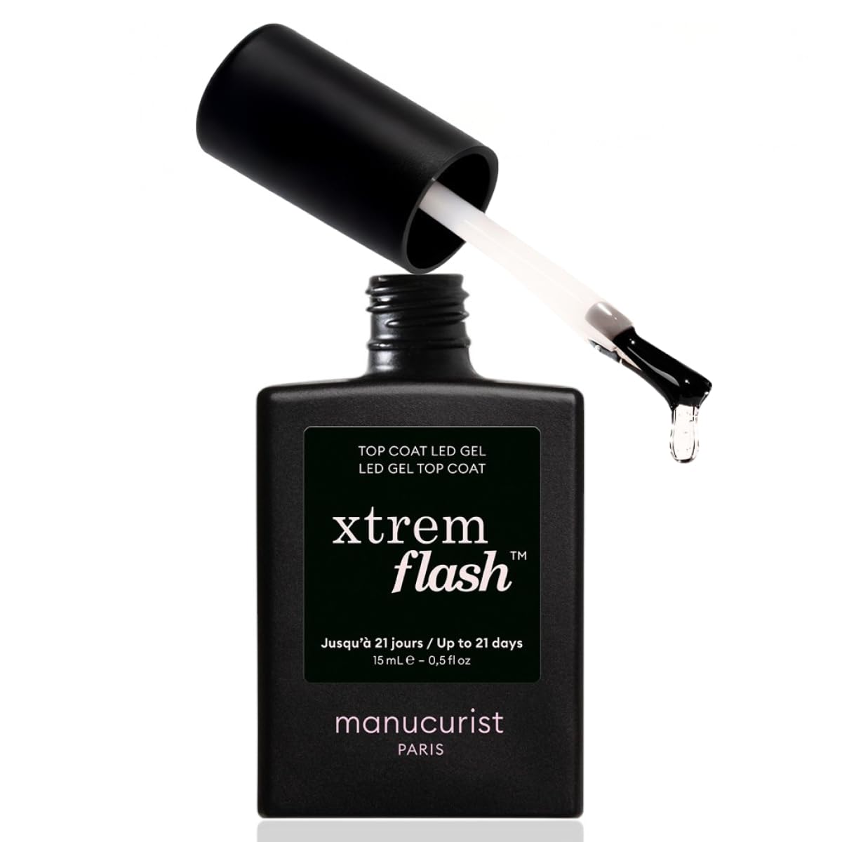 Manucurist Xtrem Flash front bottle showing label and sleek packaging for easy identification
