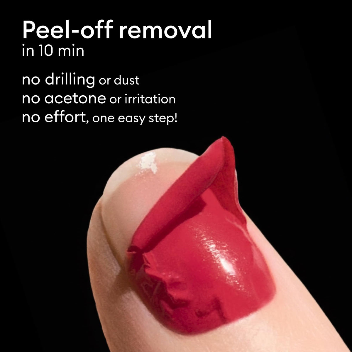 Manucurist Xtrem Flash gel texture close-up illustrating glossy plump finish and protective layer