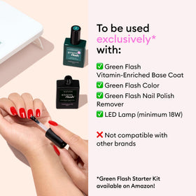 Manucurist Xtrem Flash peel-off removal example showing gentle lift-off and minimal nail stress