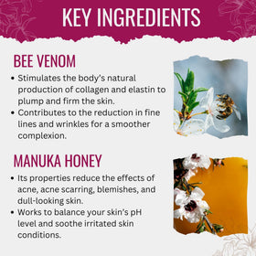 Manuka Lane cream texture close-up highlighting rich, moisturizing consistency