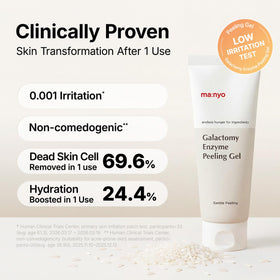 ma:nyo before and after skin texture improved and refined