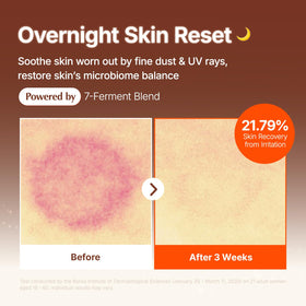 ma:nyo ampoule on nightstand suggesting overnight barrier repair