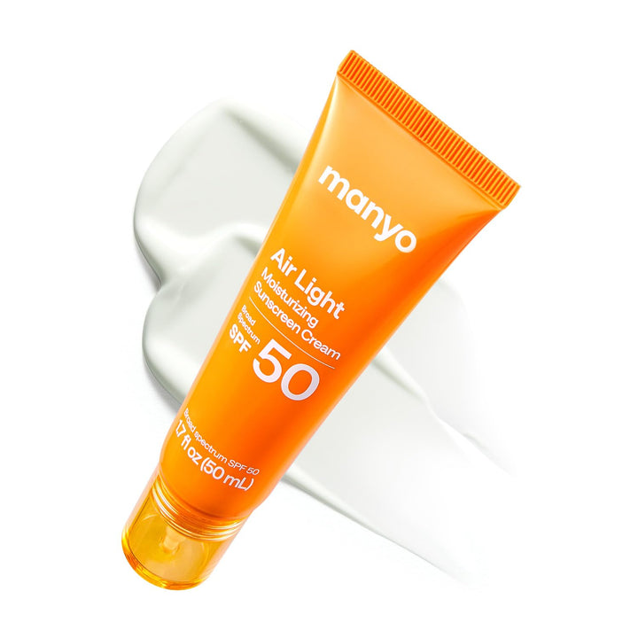 ma:nyo front packaging showing 50ml tube and SPF 50 protection benefit