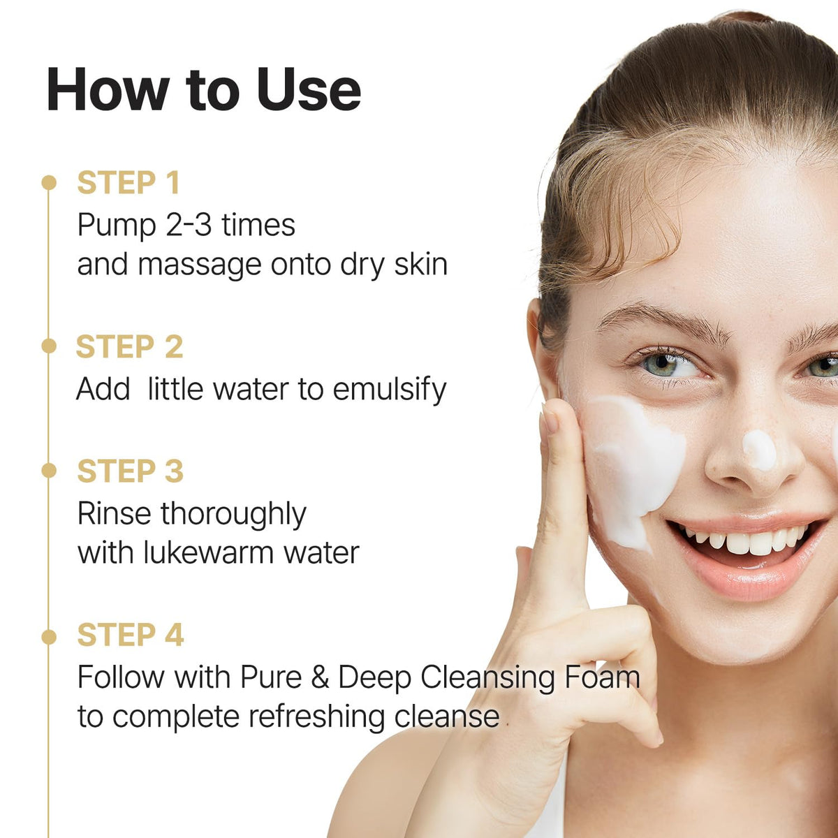 ma:nyo cleanser on bathroom counter in routine setting for daily use