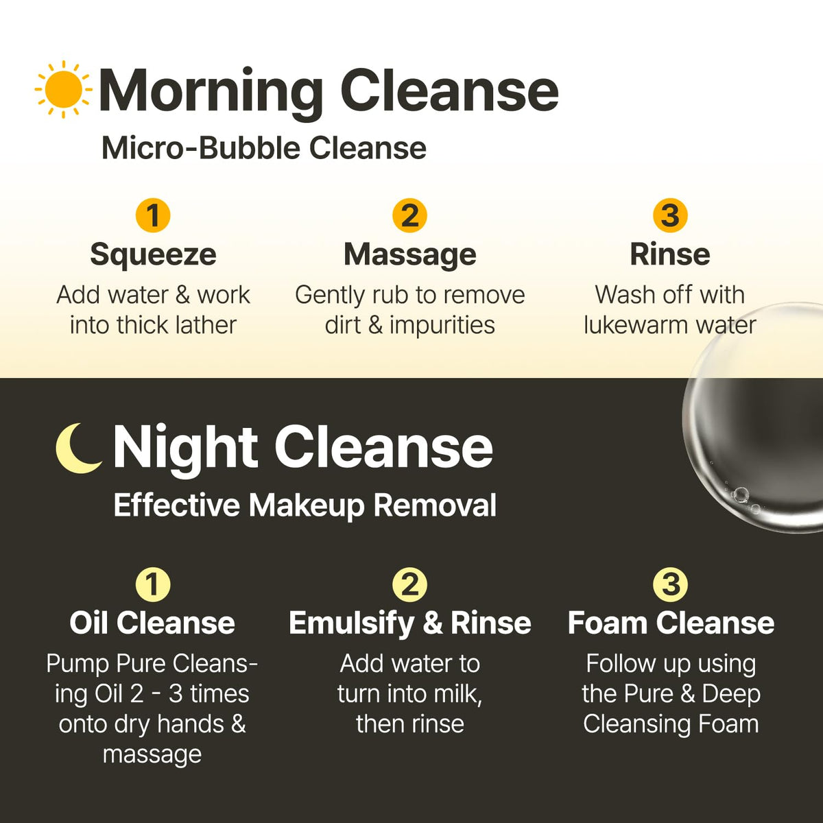 ma:nyo lifestyle person washing face illustrating gentle morning refresh