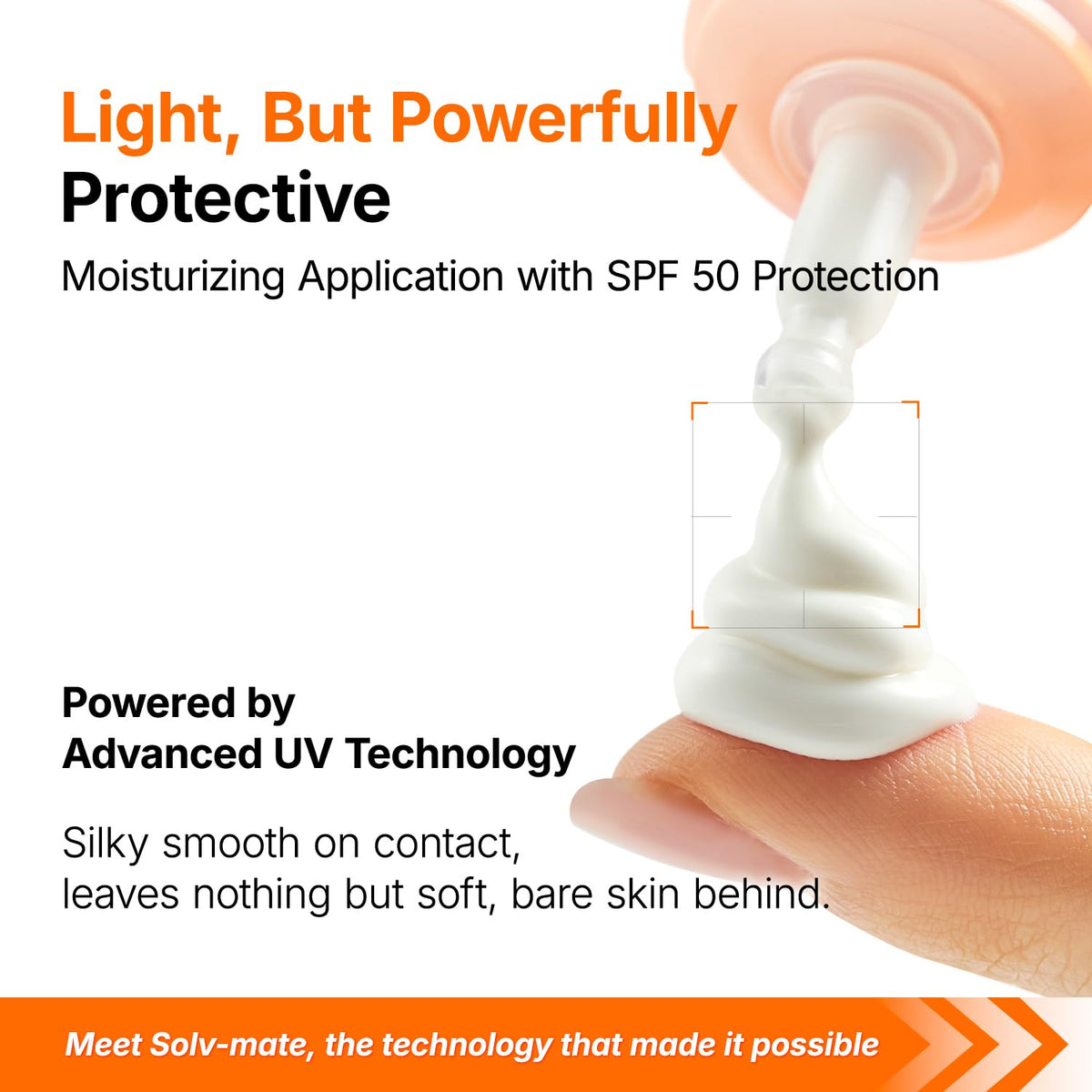 ma:nyo pump dispensing cream on hand for quick-absorbing benefit