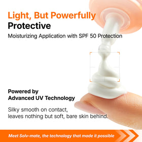 ma:nyo pump dispensing cream on hand for quick-absorbing benefit