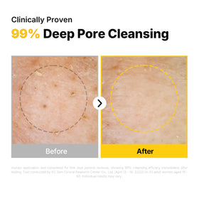 ma:nyo removing waterproof mascara demonstrating effective makeup removal