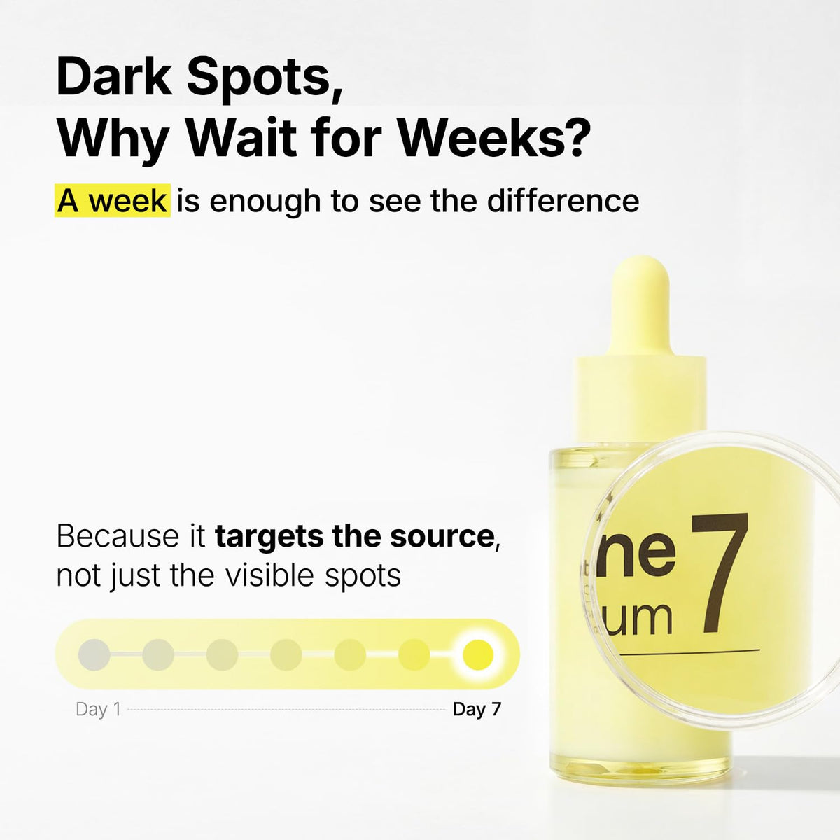 ma:nyo serum texture pooled on hand revealing lightweight, fast-absorbing feel