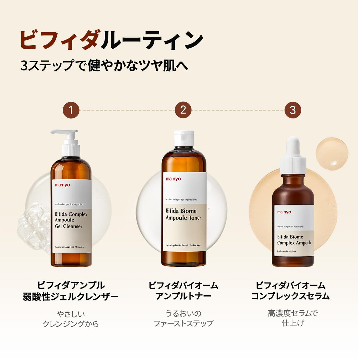 ma:nyo size comparison next to hand illustrates 400ml value and long-lasting benefit