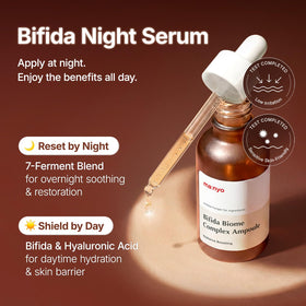ma:nyo texture pour displaying lightweight hydrating ampoule