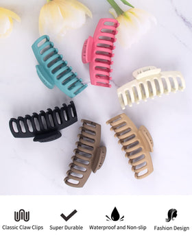 MAORULU six clips arranged flat showing color options and everyday versatility