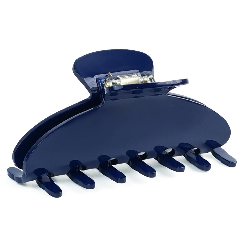 MAORULU front view navy blue clip showing shape and glossy finish for polished looks