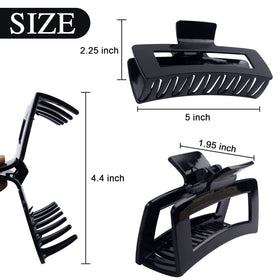 MAORULU clip holding thick curly hair showing secure hold and reduced slippage