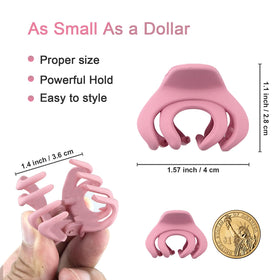 MAORULU clip in hair securing half-up style for comfortable all-day wear