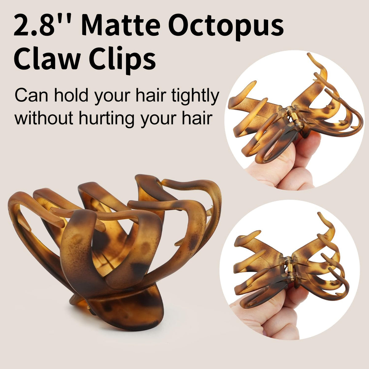 MAORULU clip in hair creating a neat half-up style for quick everyday wear