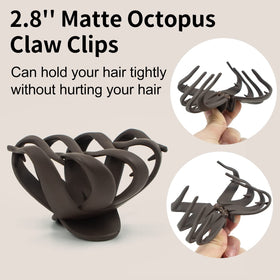 MAORULU clip holding half-up hairstyle demonstrating reliable hold