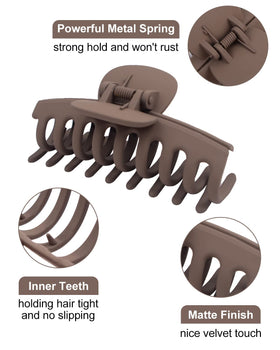 MAORULU inner teeth close-up illustrating non-slip grip and gentle hold