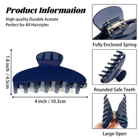 MAORULU clip side profile open to show strong spring and durable jaw construction