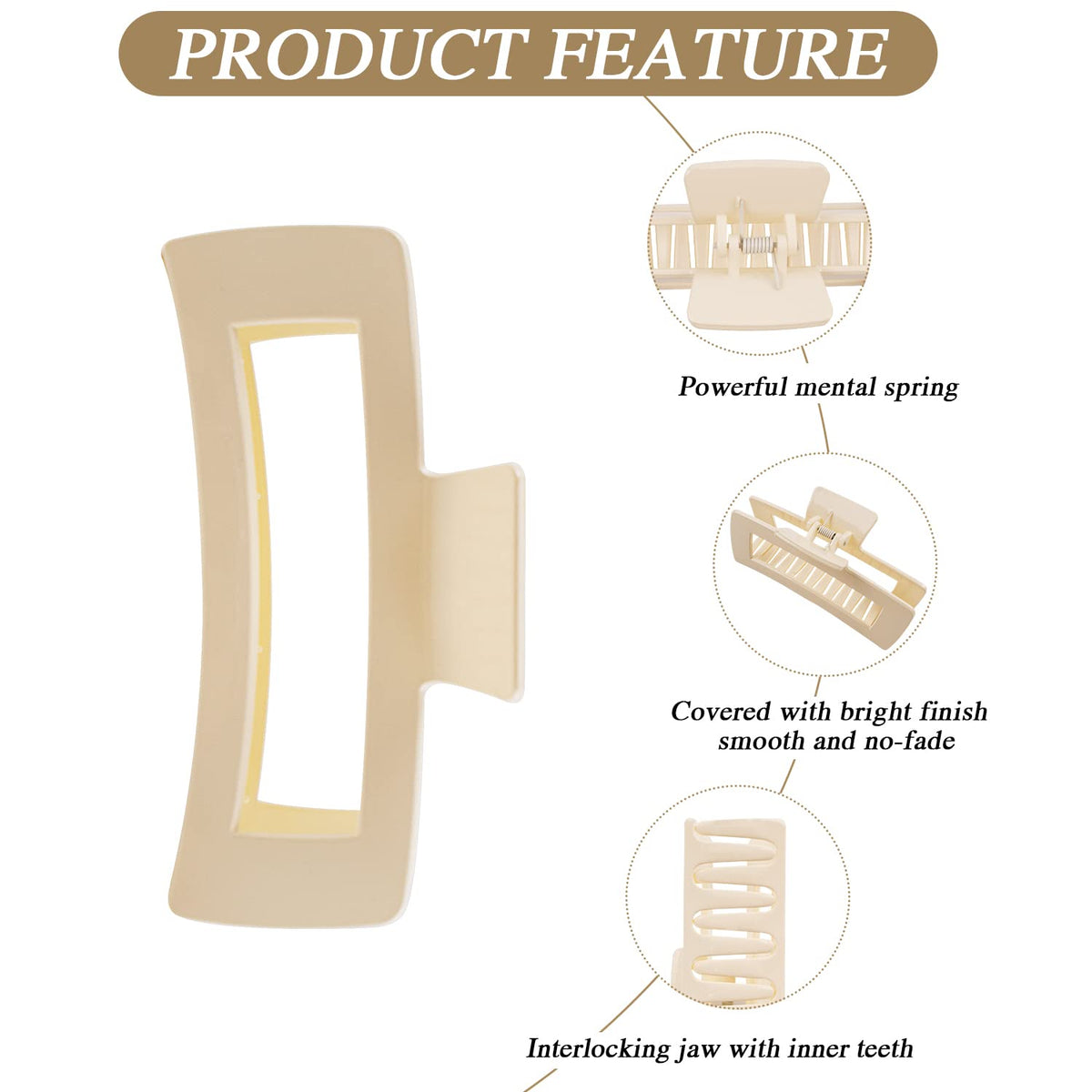 MAORULU clip next to ruler showing exact 5-inch size for planning styles