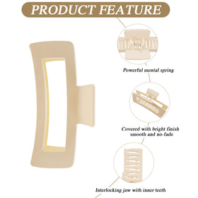 MAORULU clip next to ruler showing exact 5-inch size for planning styles