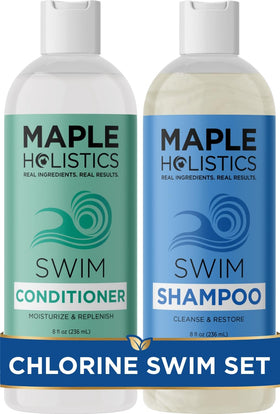 Maple Holistics front packaging showing set and chlorine-clearing benefit