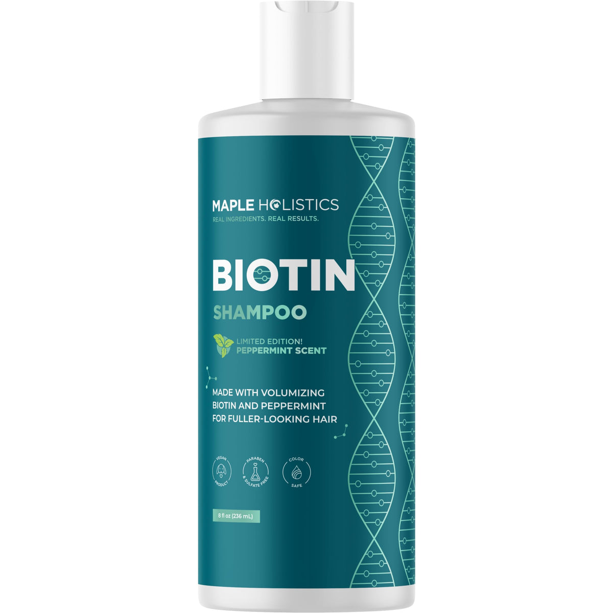 Maple Holistics argan oil drop emphasizing shine and lightweight conditioning