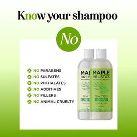 Maple Holistics set on bathroom shelf suggesting everyday routine