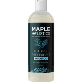 Maple Holistics before and after hair showing improved manageability and reduced flakes