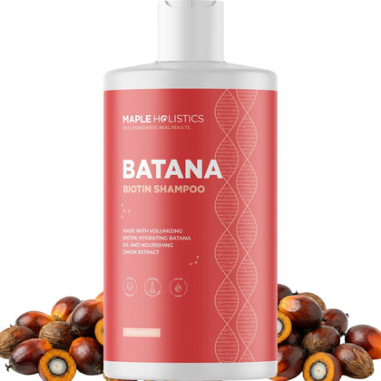Maple Holistics front bottle showing packaging and volumizing benefit