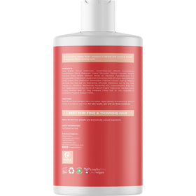 Maple Holistics creamy lather texture demonstrating lightweight conditioning