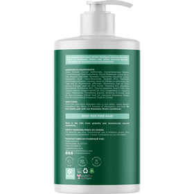 Maple Holistics biotin and B vitamins visual emphasizing nutrient support for strands