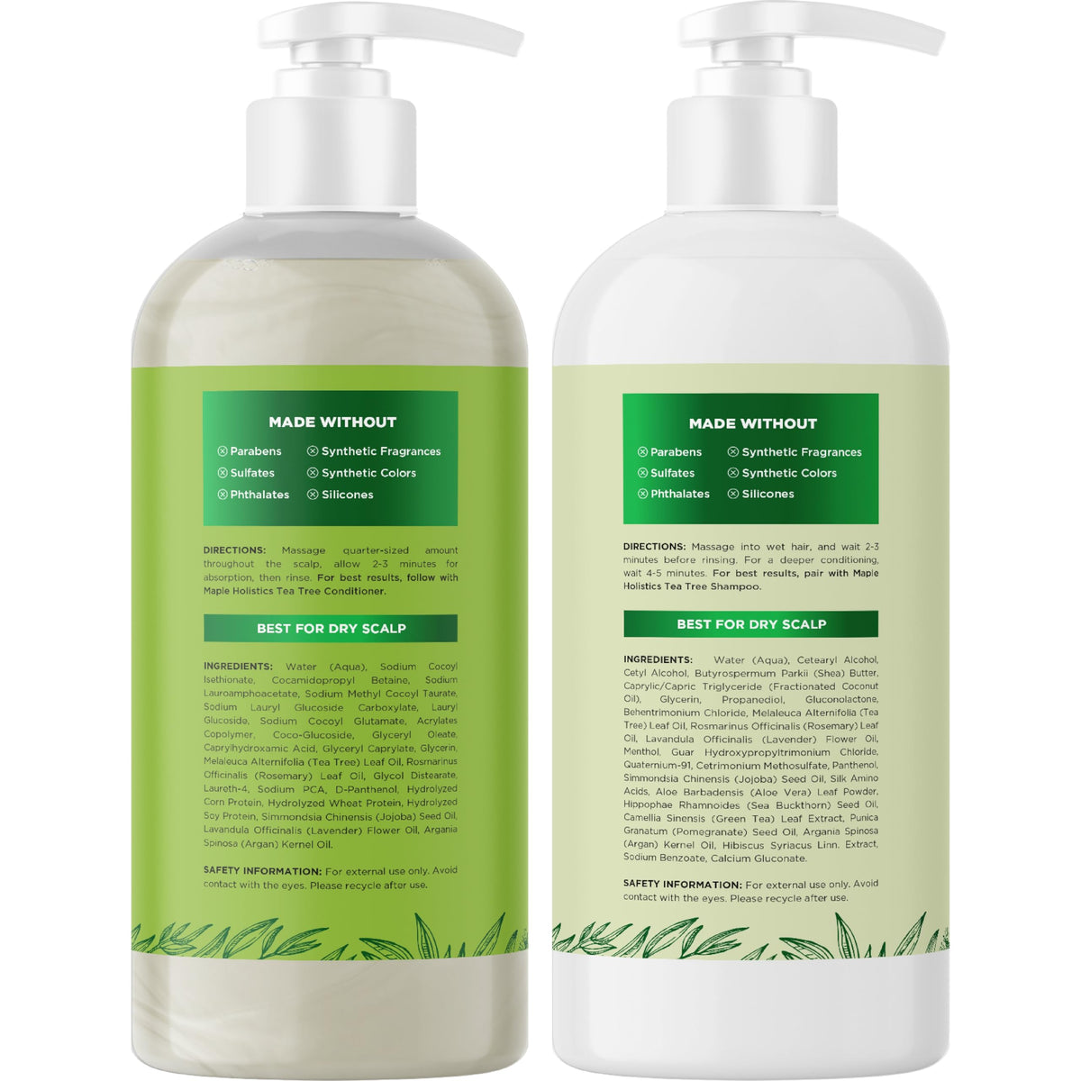 Maple Holistics bottle staged in bathroom conveying everyday use
