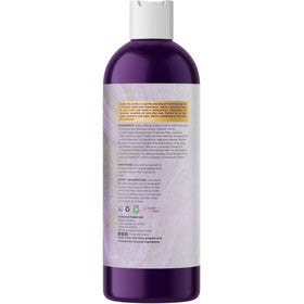 Maple Holistics bottle with fresh lavender sprigs highlighting natural oils