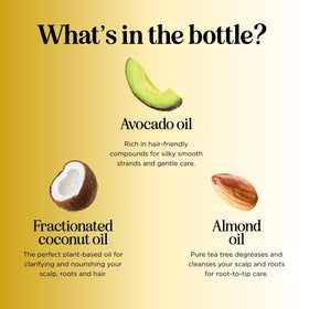 Maple Holistics castor oil dropper delivering concentrated conditioning boost