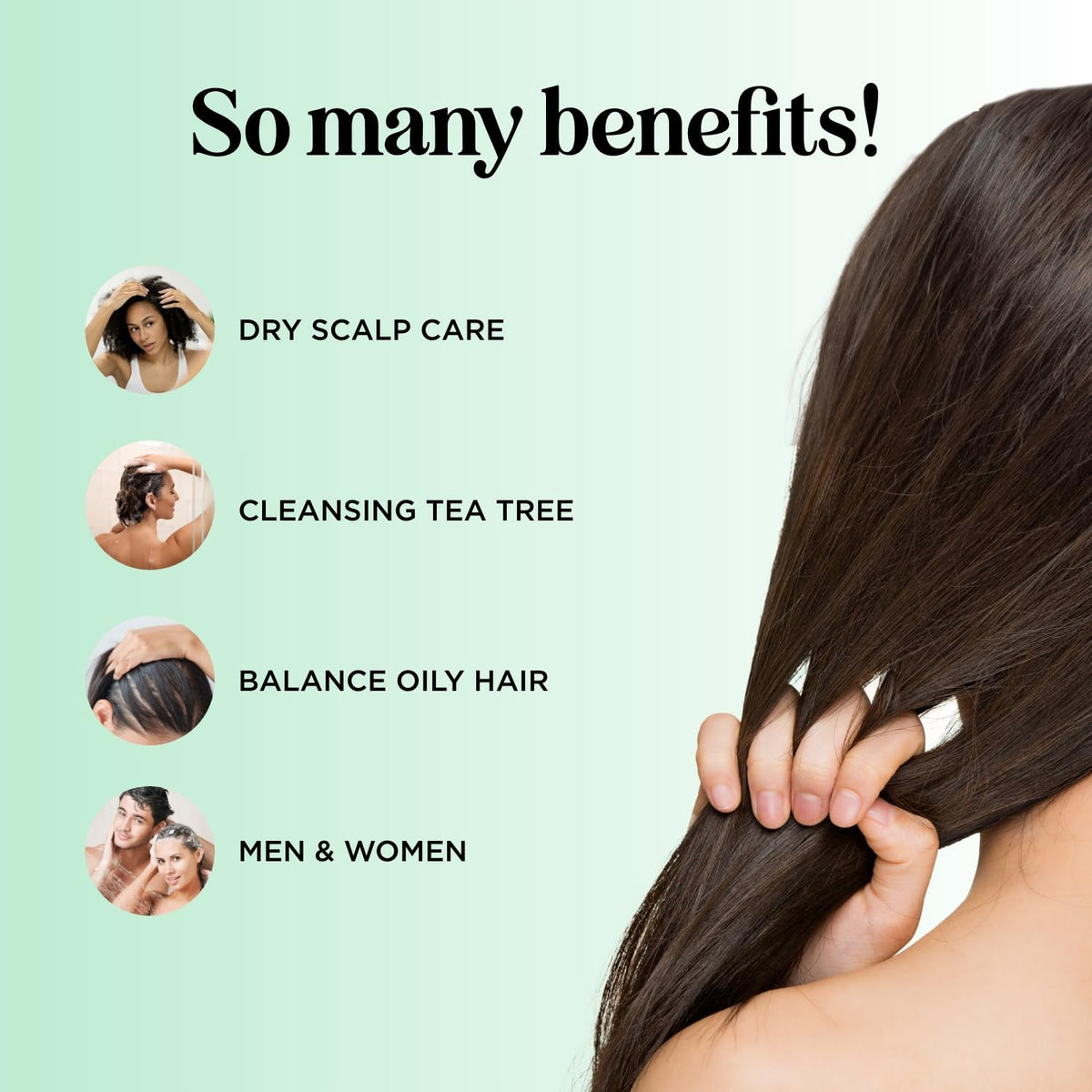 Maple Holistics label close-up highlighting key natural ingredients benefit