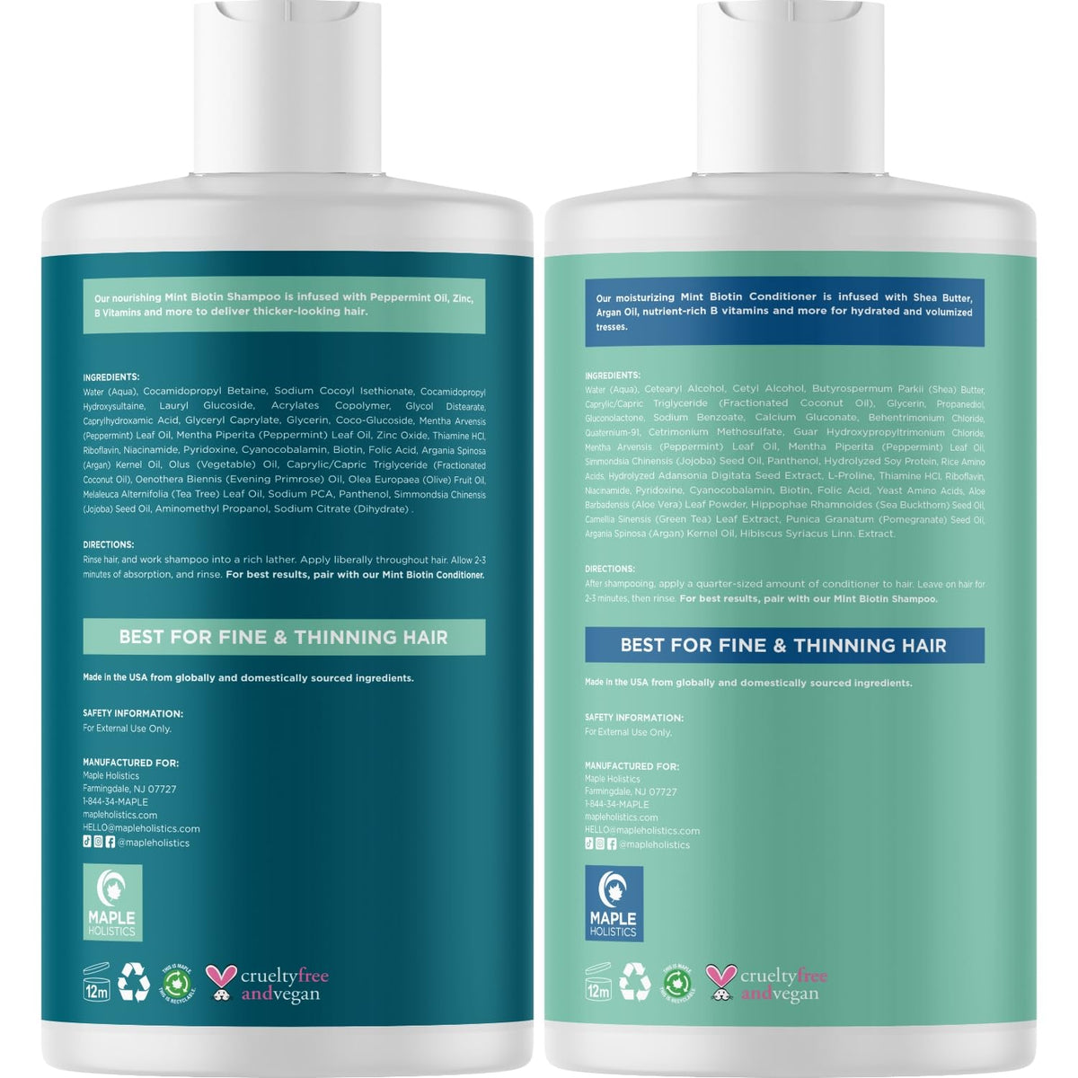 Maple Holistics conditioned hair detail showing improved shine and smoothness