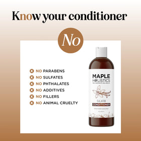 Maple Holistics conditioner in shower setting for easy at-home use