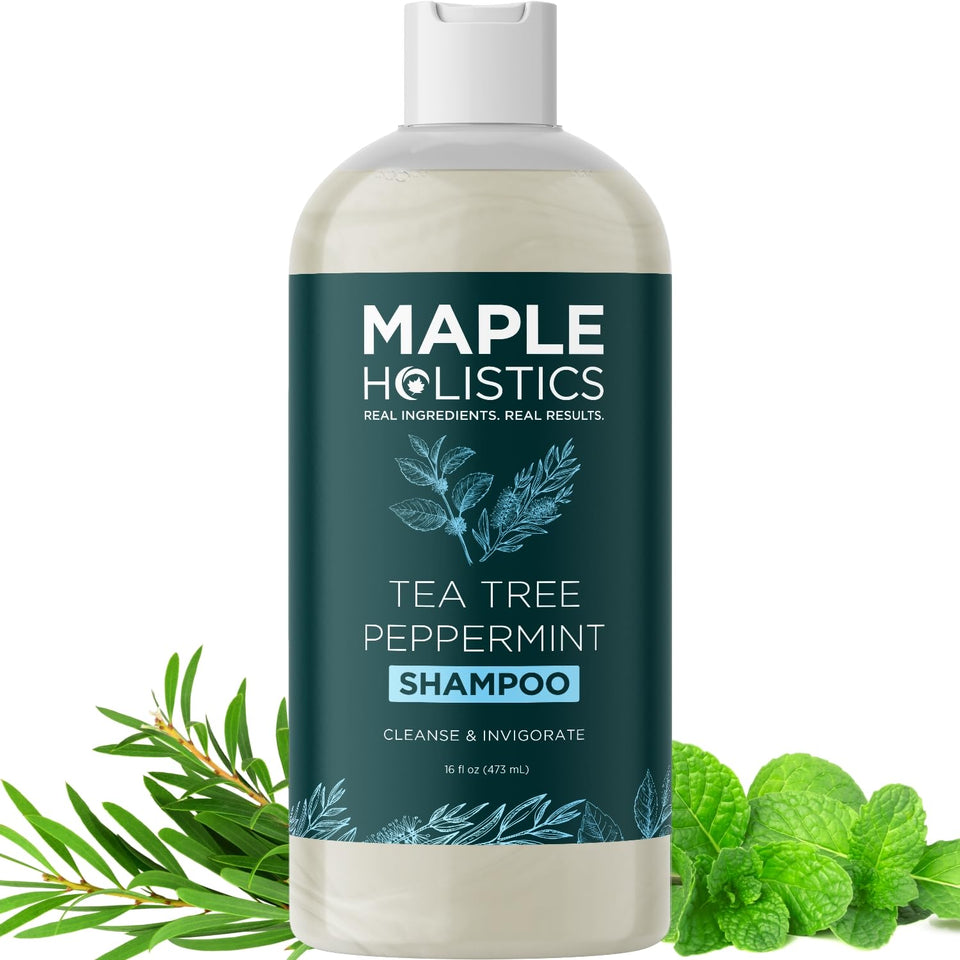 Maple Holistics front bottle view showing product and calming scent